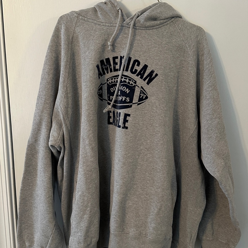 American Eagle Outfitters Gray Hoodie for Men
